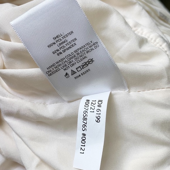 Express Rachel Zoe High Waisted Metallic Gold Dot Pleated Maxi Skirt S (4/6) - Picture 11 of 11